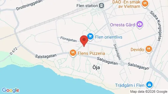 Apartments for rent i Flen - kort over placeringen