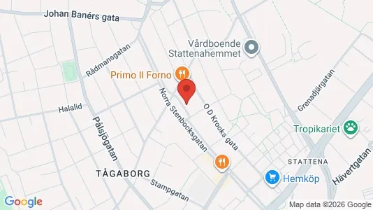 Apartments for rent i Helsingborg - kort over placeringen