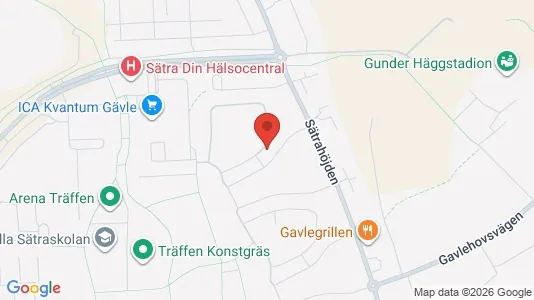 Apartments for rent i Gävle - kort over placeringen