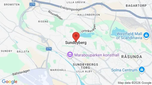 Apartments for rent i Sundbyberg - kort over placeringen