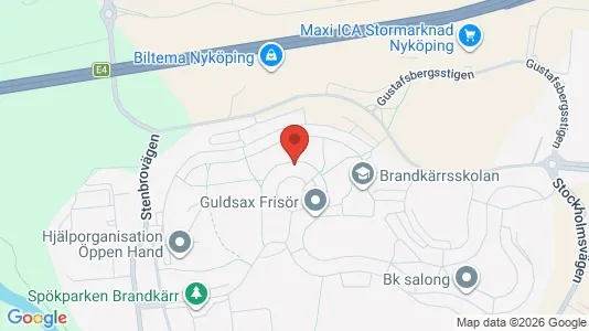 Apartments for rent i Nyköping - kort over placeringen