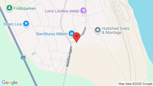 Apartments for rent i Hultsfred - kort over placeringen