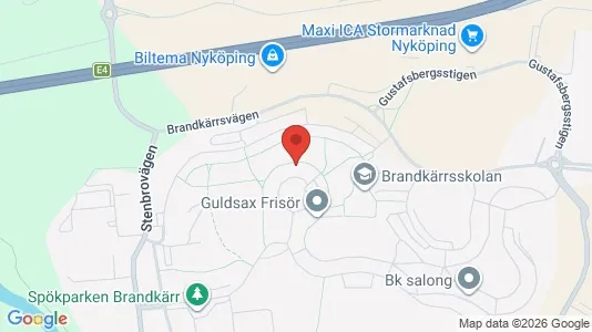 Apartments for rent i Nyköping - kort over placeringen