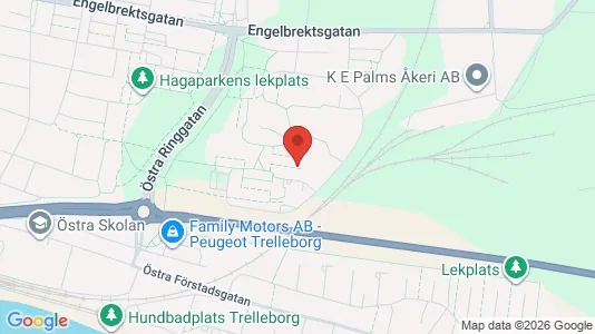 Apartments for rent i Trelleborg - kort over placeringen