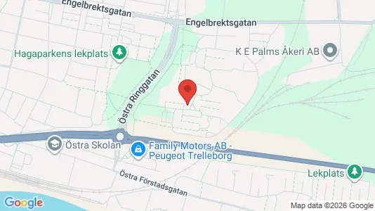 Apartments for rent i Trelleborg - kort over placeringen
