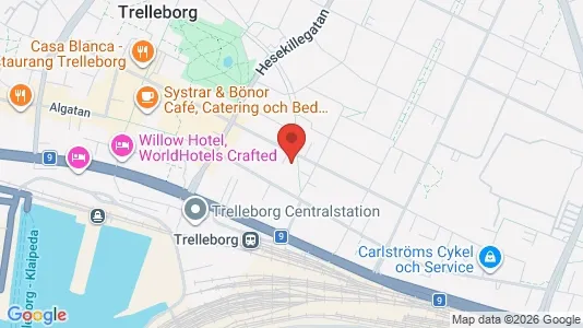 Apartments for rent i Trelleborg - kort over placeringen