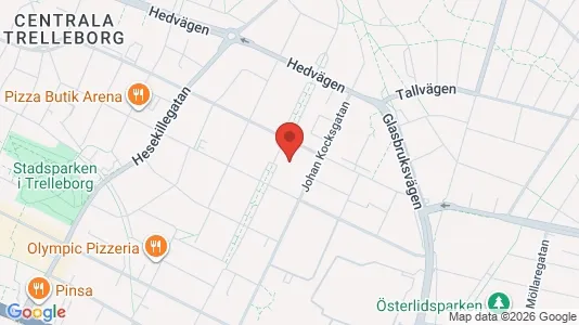 Apartments for rent i Trelleborg - kort over placeringen