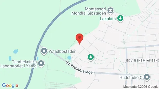 Apartments for rent i Ystad - kort over placeringen