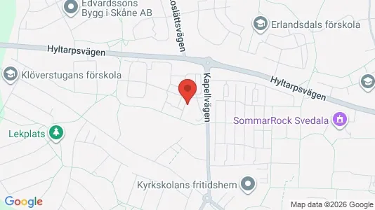 Apartments for rent i Svedala - kort over placeringen