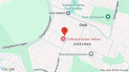 Apartments for rent i Oxie - kort over placeringen