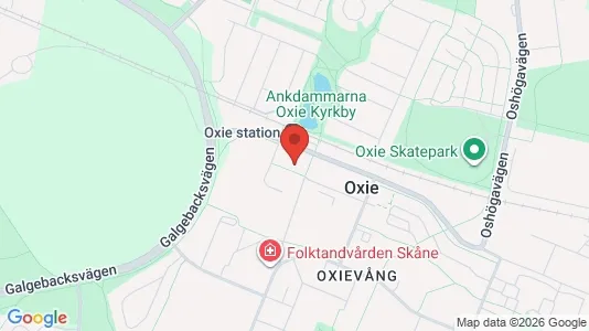 Apartments for rent i Oxie - kort over placeringen