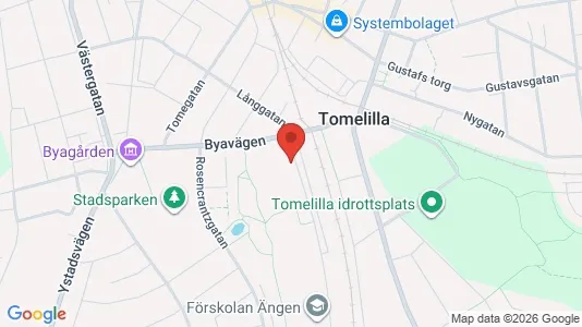 Apartments for rent i Tomelilla - kort over placeringen