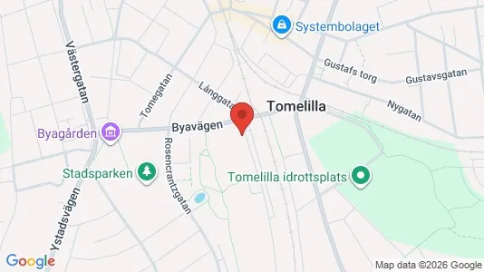 Apartments for rent i Tomelilla - kort over placeringen