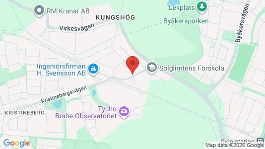 Apartments for rent i Oxie - kort over placeringen