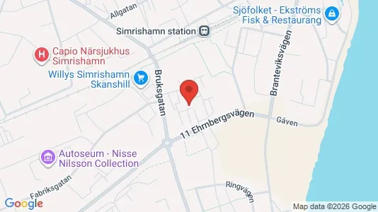 Apartments for rent i Simrishamn - kort over placeringen