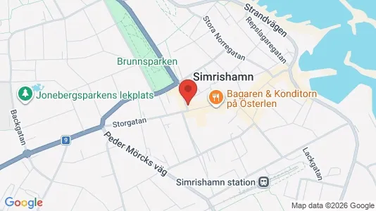 Apartments for rent i Simrishamn - kort over placeringen