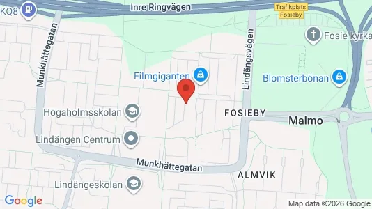 Apartments for rent i Fosie - kort over placeringen