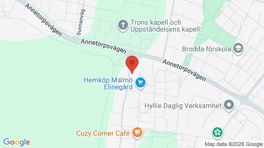 Apartments for rent i Limhamn/Bunkeflo - kort over placeringen