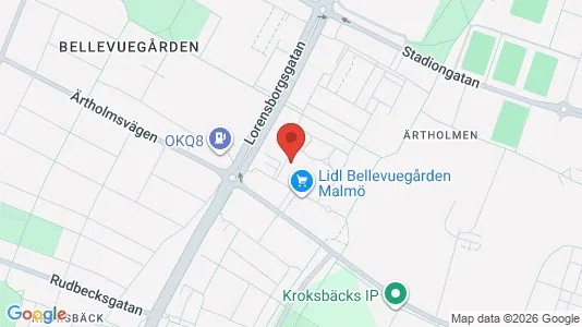 Apartments for rent i Malmö City - kort over placeringen