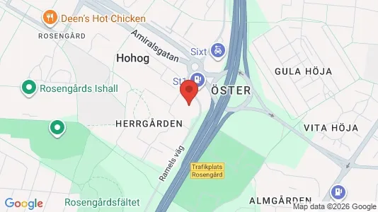 Apartments for rent i Rosengård - kort over placeringen