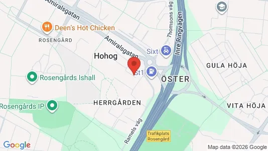 Apartments for rent i Rosengård - kort over placeringen