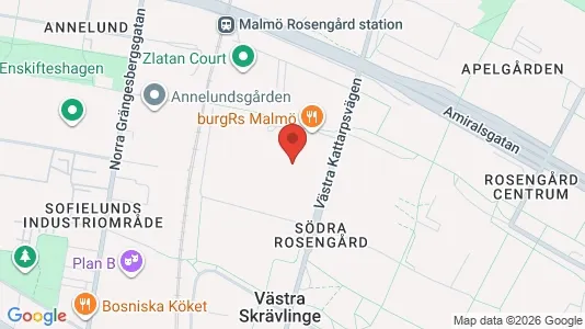 Apartments for rent i Rosengård - kort over placeringen