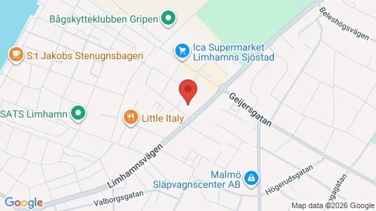 Apartments for rent i Limhamn/Bunkeflo - kort over placeringen