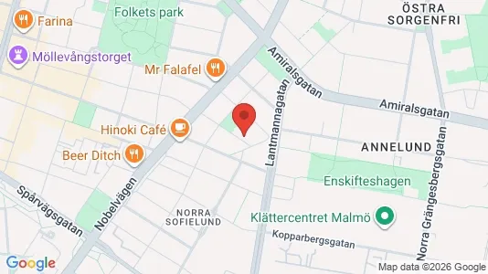 Apartments for rent i Malmö City - kort over placeringen