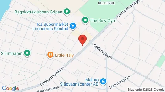 Apartments for rent i Limhamn/Bunkeflo - kort over placeringen