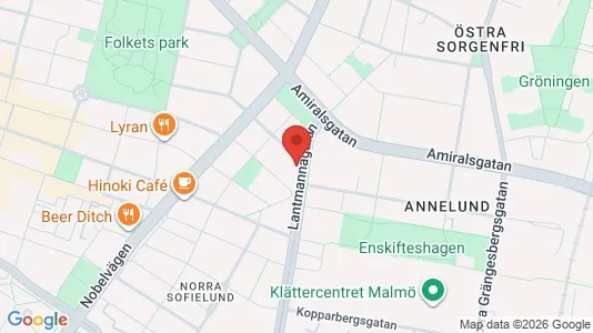 Apartments for rent i Malmö City - kort over placeringen