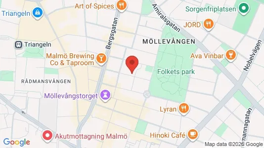 Apartments for rent i Sofielund - kort over placeringen