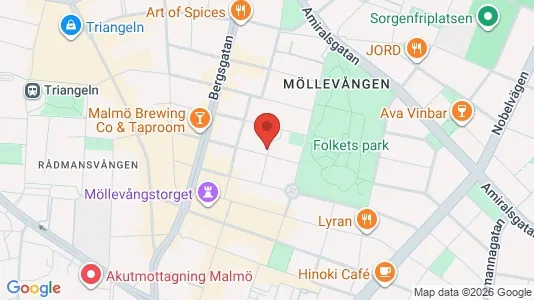 Apartments for rent i Sofielund - kort over placeringen