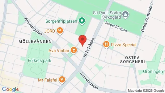 Apartments for rent i Malmö City - kort over placeringen