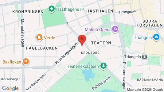Apartments for rent i Malmö City - kort over placeringen