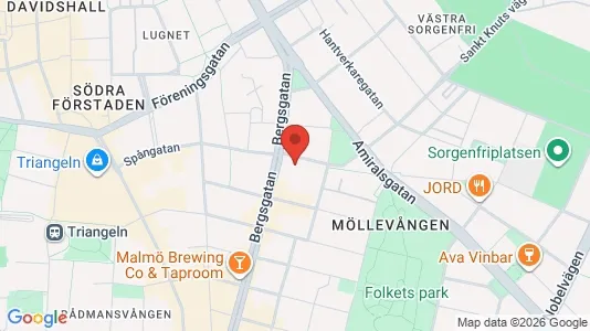 Apartments for rent i Malmö City - kort over placeringen