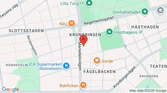 Apartments for rent i Malmö City - kort over placeringen