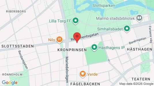 Apartments for rent i Malmö City - kort over placeringen