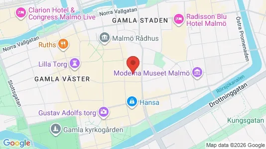 Apartments for rent i Malmö City - kort over placeringen