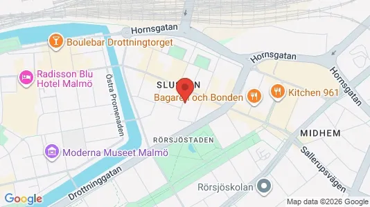 Apartments for rent i Malmö City - kort over placeringen