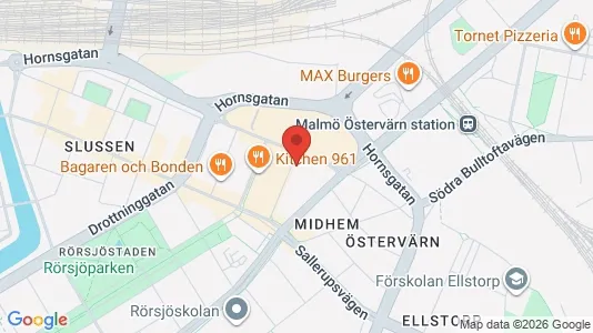 Apartments for rent i Malmö City - kort over placeringen