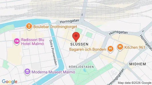 Apartments for rent i Malmö City - kort over placeringen