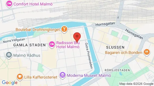 Apartments for rent i Malmö City - kort over placeringen