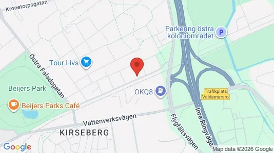 Apartments for rent i Kirseberg - kort over placeringen