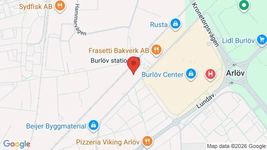 Apartments for rent i Burlöv - kort over placeringen