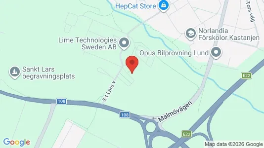 Apartments for rent i Lund - kort over placeringen