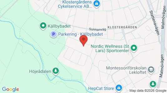 Apartments for rent i Lund - kort over placeringen