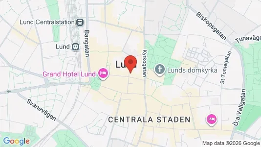 Apartments for rent i Lund - kort over placeringen