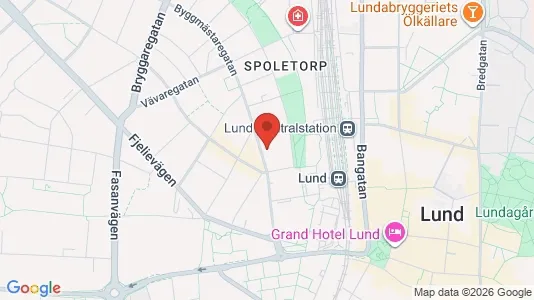 Apartments for rent i Lund - kort over placeringen