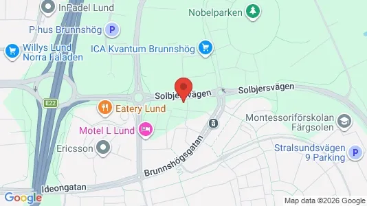 Apartments for rent i Lund - kort over placeringen