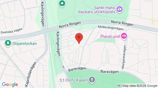 Apartments for rent i Lund - kort over placeringen